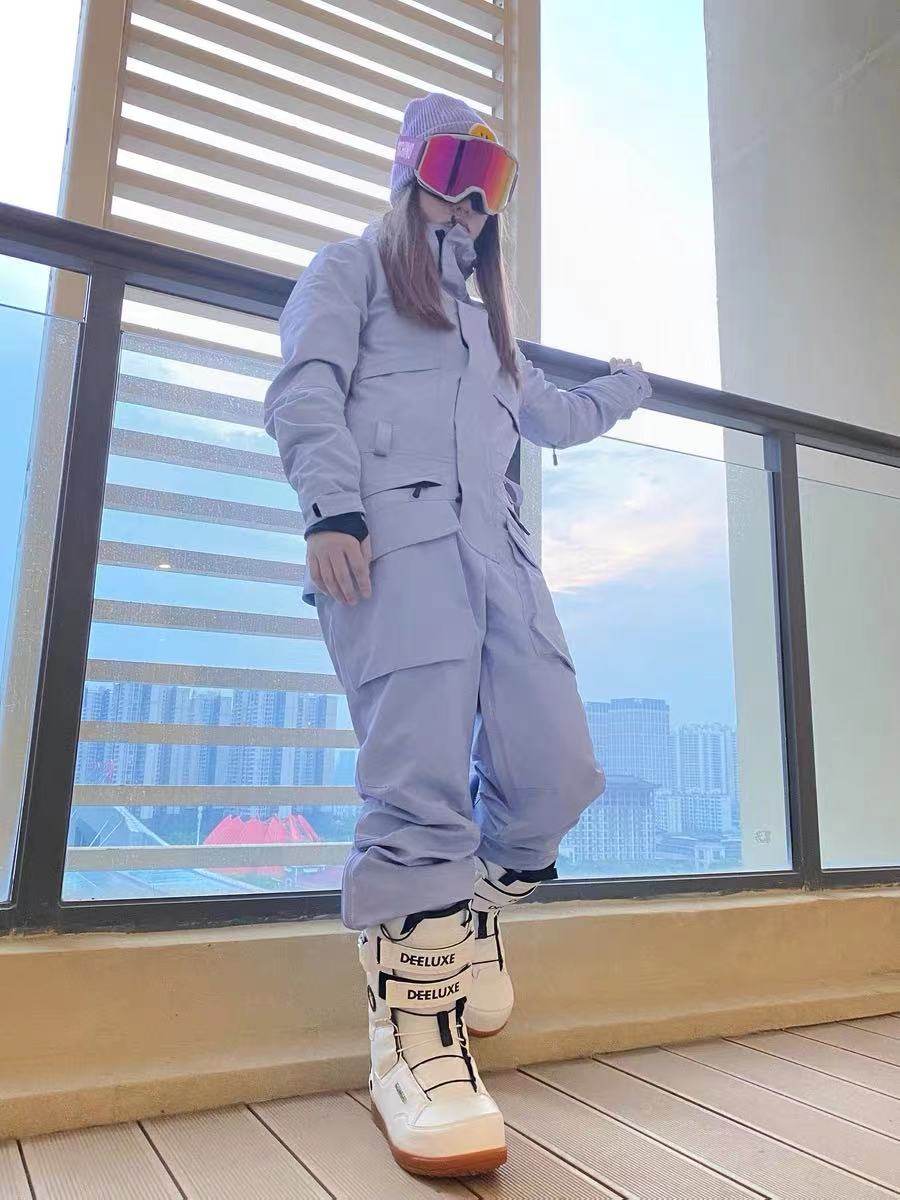 21-22 new Canadian ALLOY DREAM Lieven Ski Suit Multi-colored Couple Slim Cotton Slim Fit Slim Fit