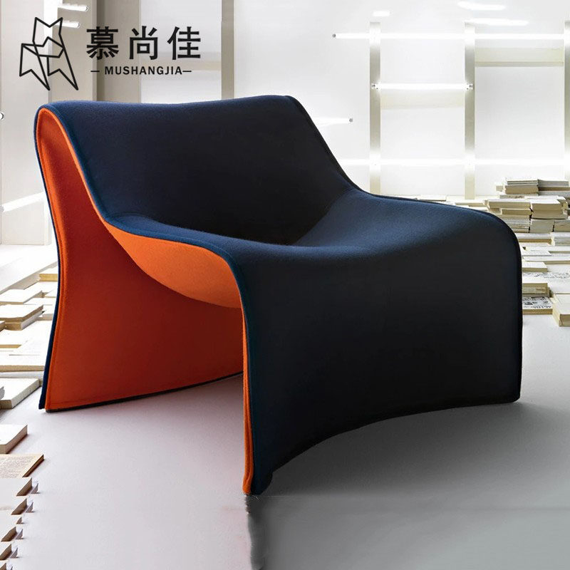 Nordic designer glass fiber leisure chair housesSingle sofa high heel shaped floating chair