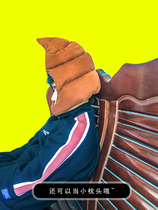  Green Head Fish headsets Genuine Headgear Cute to Blame Poos Day Department Cartoon Cute cute and cute with big hat plush