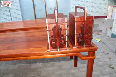 Zambian blood sandalwood carrying box, eye recording carrying box, four-hit carrying box, carrying box, jewelry box