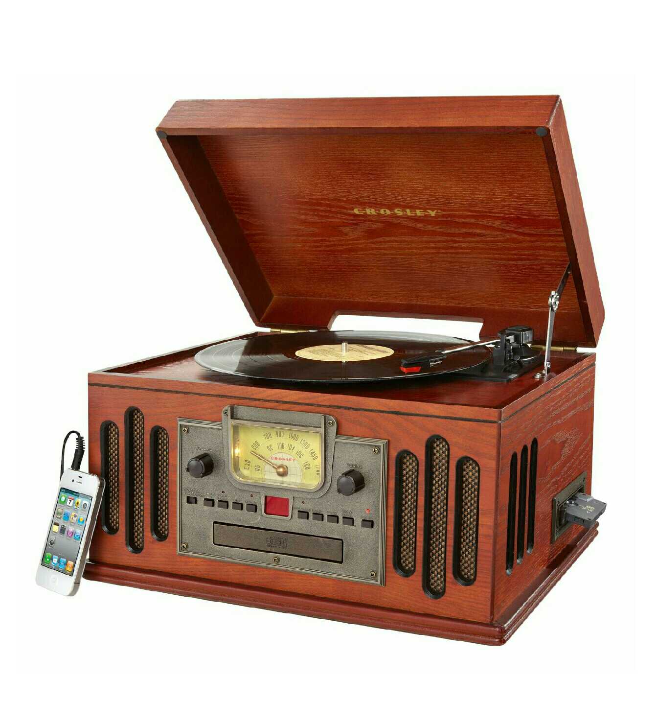 đầu đĩa than dual	 Thương hiệu mới crosley cr704c-pa nhạc sĩ ghi đĩa vinyl radio CD player băng chơi phụ 	đầu đĩa than cũ