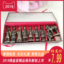 Qin terracotta terracotta model ornaments Qin Shihuang terracotta warriors and horses souvenir ornaments Xian tourist souvenirs