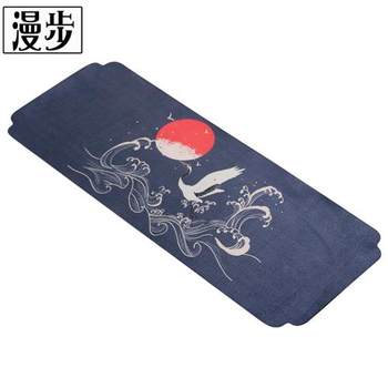 Walking Waterproof Tea Mat Cotton Linen Tea Table Fabric Tea Table Mat Dry Foam Table National Trend Flag Zen Tea Ceremony Accessories