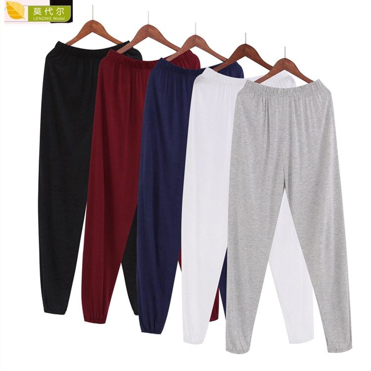 Modell light cage pants thin middle aged plus fattening overweight code morning practice pants taijiquan pants non-cotton pants loose pants