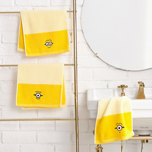 19.9元包邮  洁丽雅 兰小黄人纯棉毛巾3条