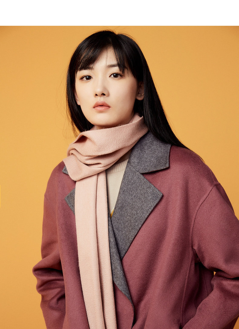 1980 Универсальный кашемировый демисезонный шарф, 180x 