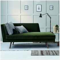 Nordic modern minimalist Guido Sofa Bedroom Living Room Living-chair Fabric Noble Princesss tatami Clubhouse Silk Suede Boutique