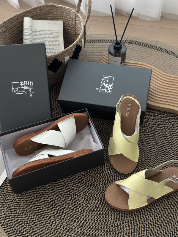 M.Dinn Luxury Brand Slippers and Sandals, First-Layer Cowhide Slippers, Women's Sandals with Soft Soles M.Dinn Luxury Brand Slippers and Sandals, First-Layer Cowhide Slippers, Women's Sandals with Soft Soles
