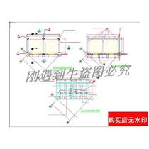 Commercial area sightseeing elevator steel structure construction cad drawings architectural dwg drawings