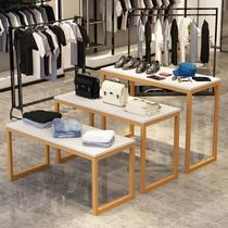  Shoes and bags stepped flow table Wardrobe Nakajima Taichung middle luggage childrens shoes display rack display Florist floor-to-ceiling shop