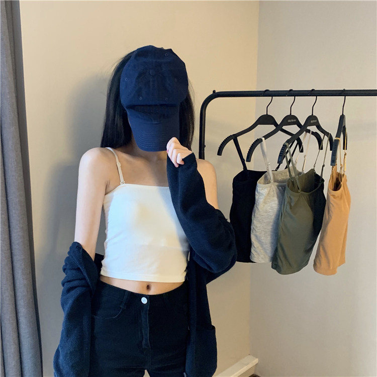 2022 sashimi style straight line with chest cushion wrapped in chest and belly button with small harnesses vest women ins