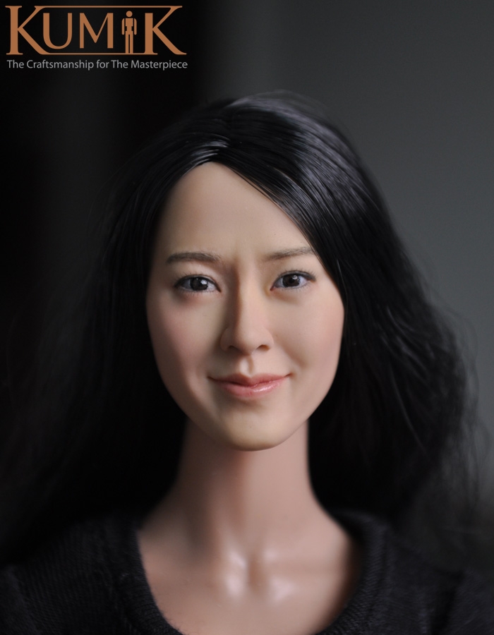 KUMIK KM008 1//6 Beauty Headplay Female Head Sculpt