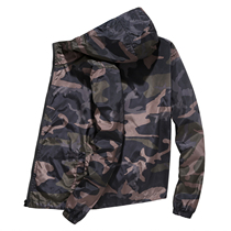 Mens coat Spring and Autumn new tooling clothes trend handsome Joker thin camouflage casual fashion brand hooded jacket