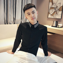 2020 Spring and Autumn Solid Color Joker Long Sleeve Shirt Men Korean Slim Teenage Students Very Shirt Jacket