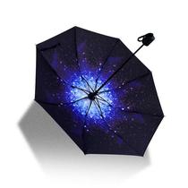 Portable Umbrella Girl folding creative hipster vinyl sunshade sunscreen small student parasol male