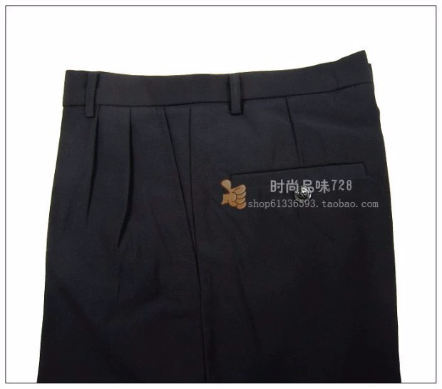 Mùa xuân và mùa hè quần tây nam kinh doanh phù hợp với quần tây quần chuyên nghiệp quần nam công sở Tây Tạng xanh đen quần tây nam - Suit phù hợp quần tây nam công sở