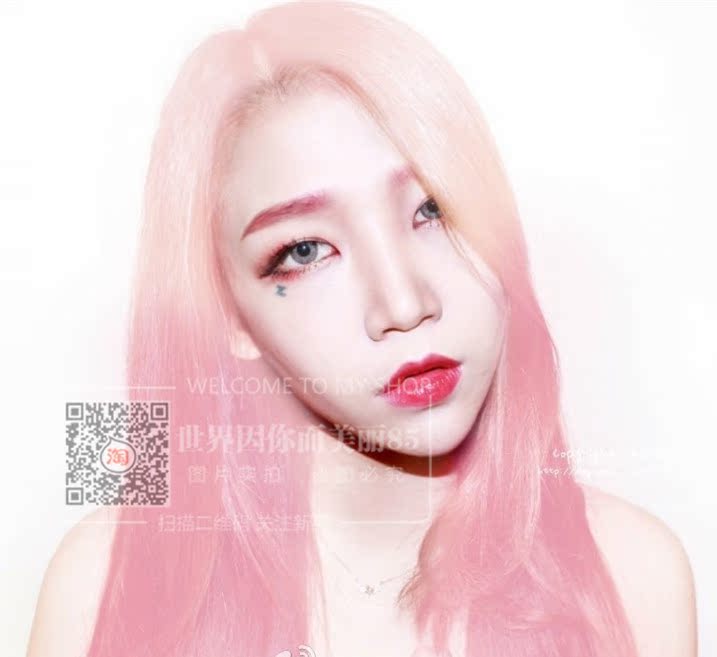 1 gói COS Yingcuo Harajuku rượu vang đỏ xanh xanh tím bạc hồng eyeliner mắt và đôi môi dual-sử dụng bóng mắt son môi lông mày bút chì chi ke mat