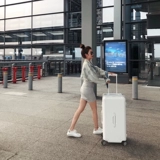 Вместительный и большой сверхлегкий чемодан с молнией, увеличенная толщина, 32, 36, популярно в интернете, 40 дюймов