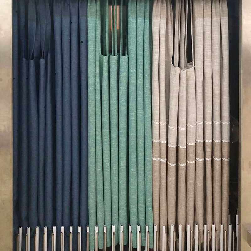 New Hong Kong Window Air Port Machine Cold Air Position Air Conditioning Position Shading Curtain Yarn Curtain Boreholes Customisable High Temperature Sizing