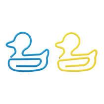 The young yellow duck back needle cute metal book sign needle old buckle pin creatively decorated 20 chest needles