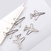 Aircraft Backshaped Needle Large Creative Silver Handle Clip Handle Needle Handle Needle Handle