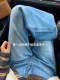 Blue Butterfly Rhinestone Jeans for Women, New Spring Style, Plus Size, Pear-Shaped Body, Loose Fit, Slimming Straight Wide-Leg Pants