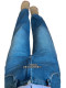 Blue Fleece-Lined Straight-Leg Jeans for Women, New Spring Style, Plus-Size, Loose Fit, Slimming, Petite Narrow Wide-Leg Floor-Length Pants