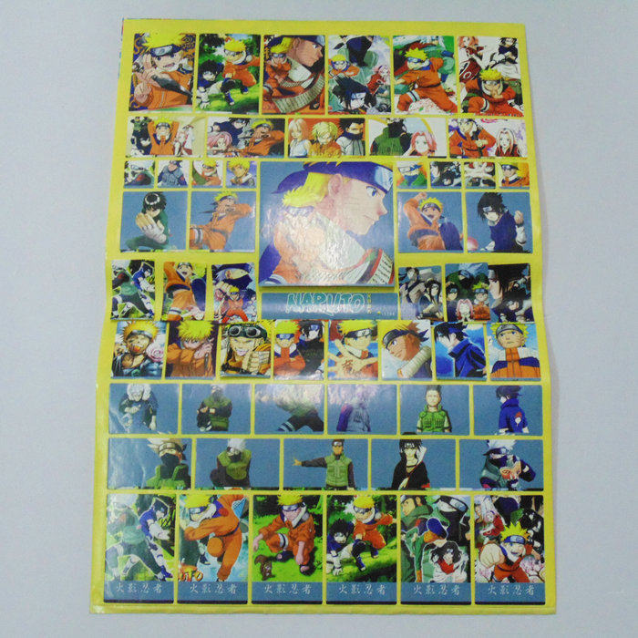 Foreign pictures star stickers nostalgic post-80s stickers stickers anime naruto cartoon characters six