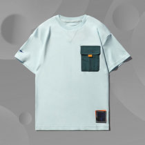 Li Ning Tong Clothing Summer New Mens Great Boy Short Sleeve T-shirt Round Collar Teenagers Pure Cotton Sportswear YHSR055