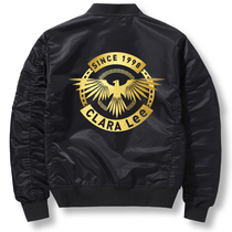 Clara Lee joint BOY baseball down cotton suit mens thickened autumn cotton coat Air Force bomber jacket jacket