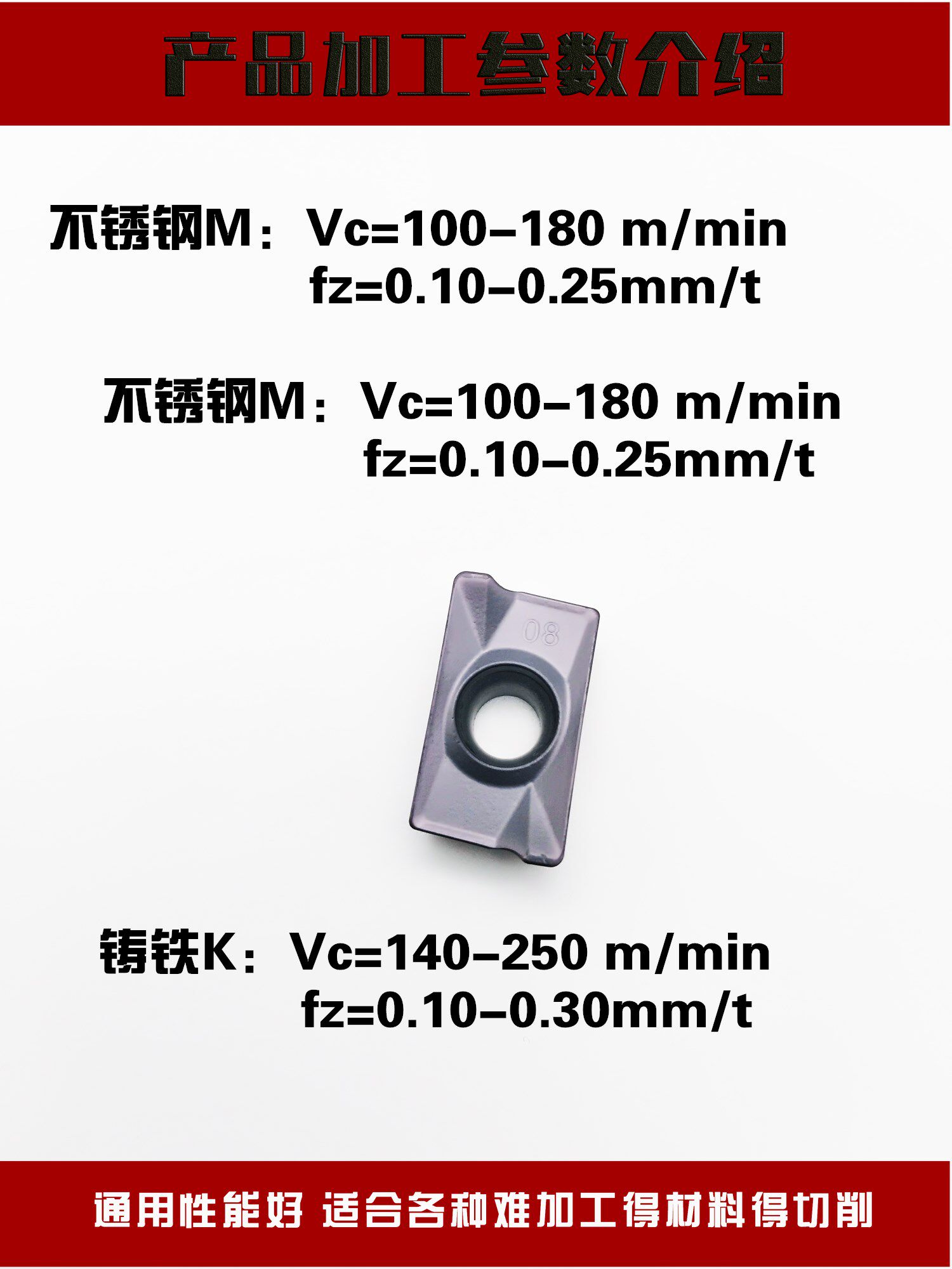 Europe Imports Portuguese CNC Milling Blade R0 8 APMT1604PDER Milling Blade Hardened Steel High Hard Material