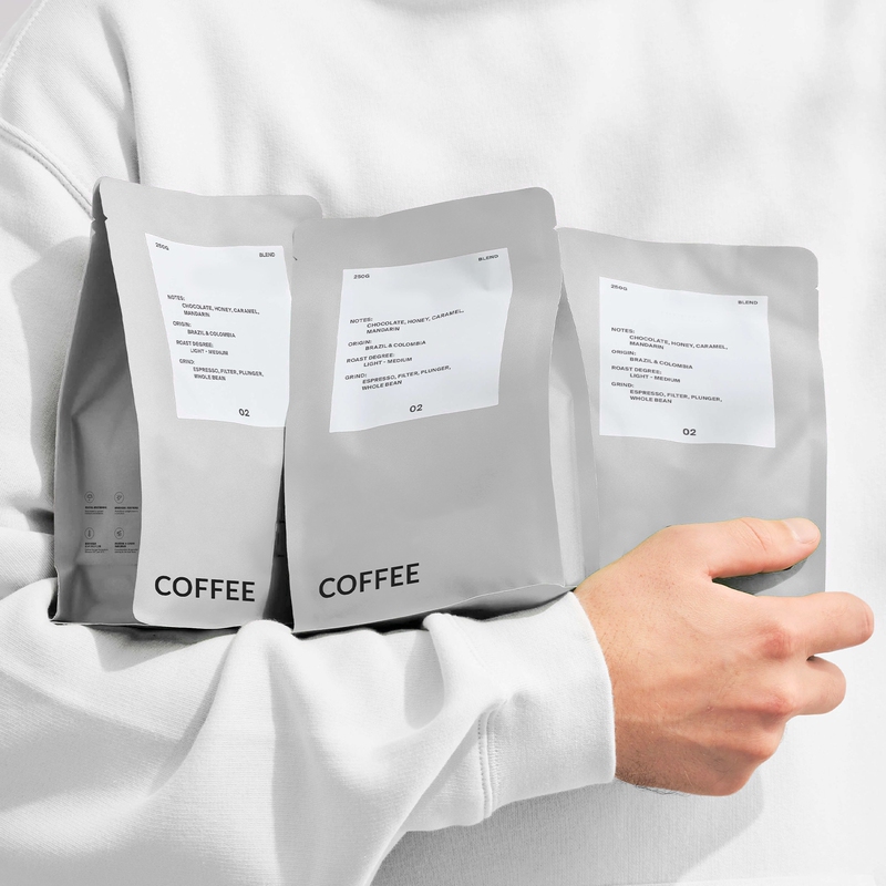 Coffee Bean Packaging Bag with Sealing Zipper, Air Valve, Heat Sealing, High-End Quality, 4-Layer Composite, Eight-Side Sealing Aluminum Foil Bag