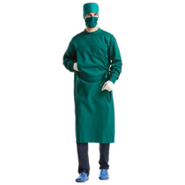 Operating room surgical gown cotton female doctors gown long-sleeved isolation room mens reverse dressing scrub uniform inspection gown