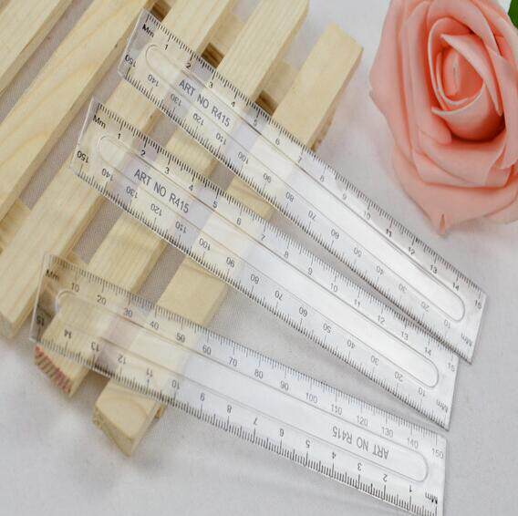 Penggong model plastic ruler plastic ruler 15CM learning tool office ruler diy ruler