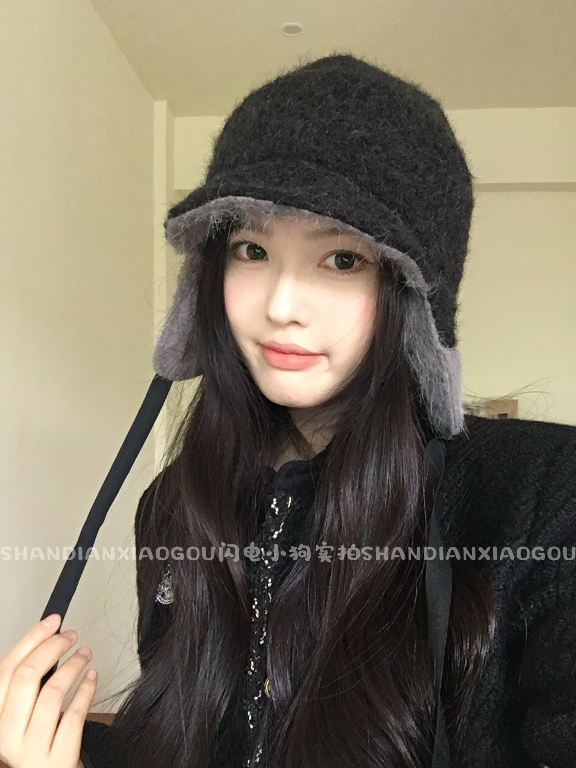 ニシ様 レディース ニットビーニーハット 暖かい冬用ボンネット ソフトで快適