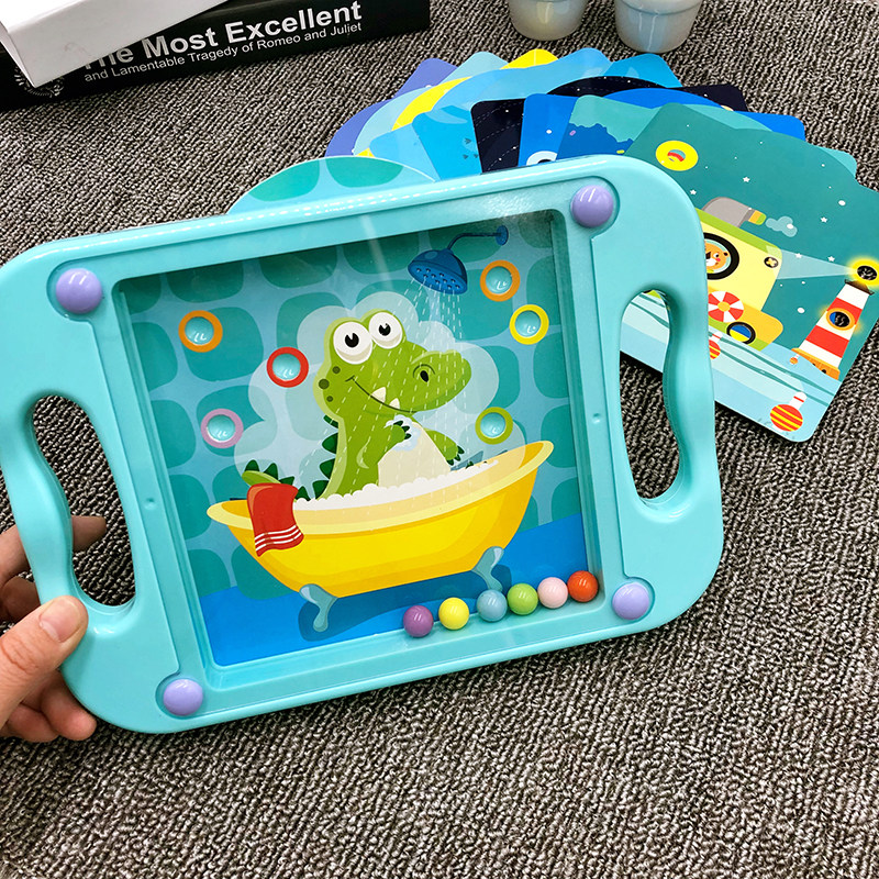 Male girls Children's special focus training Puzzle Toys 3-7-year-old Kindergarten Equilibrium Ball Walking Beads Maze