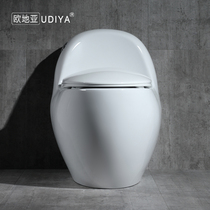 Oudea side press creative toilet toilet Household toilet Personality egg type siphon toilet large size