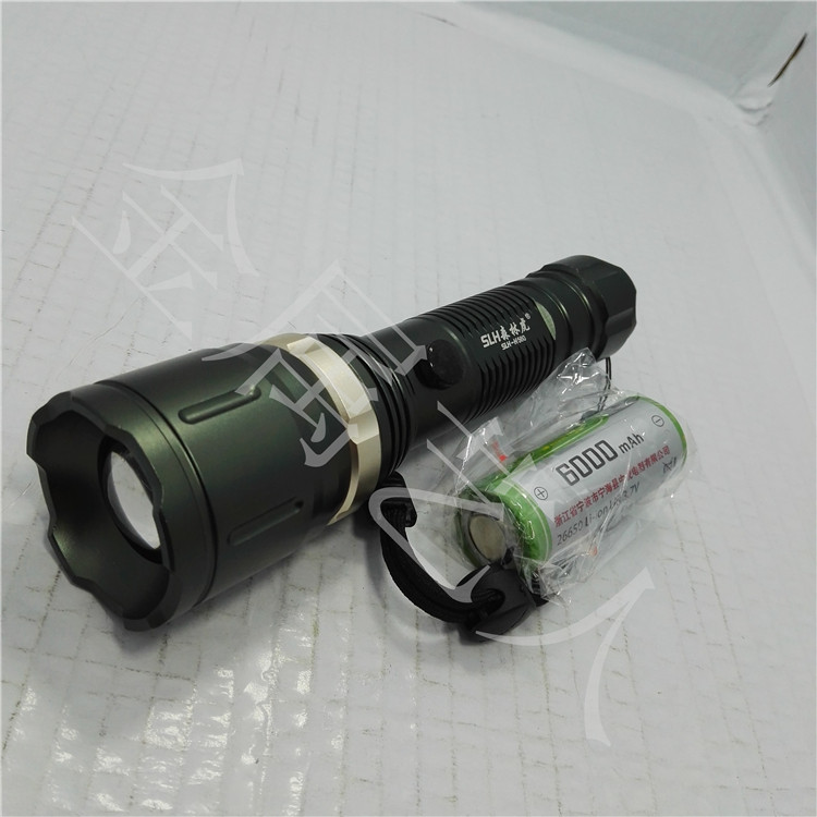 560 High power rotary focusing flashlight switch assembly drive circuit board lamp bead button 26650