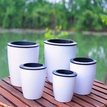 Thickened new automatic absorbent lazy flowerpot fleshy green dill desktop hydroponic green plant water storage water free watering flowerpot
