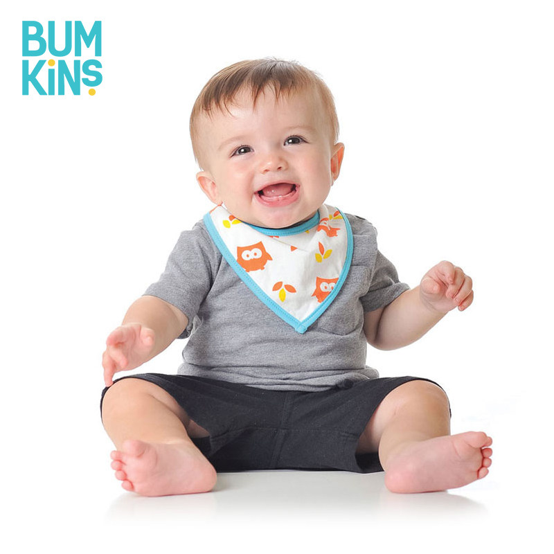 United States Bumkins baby saliva towel cotton triangle children bib baby bib