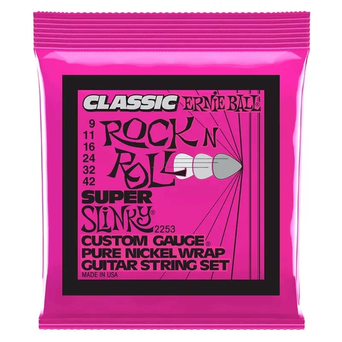 Подлинный американский Эрни Болл Эб Электро -гитарная струна Slinky Classic Rock Strings