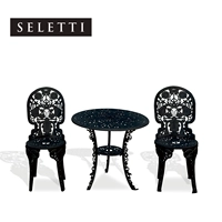 Италия Seletti Outdoor Table и стул StudioJob Городской садовый обеденный стул Кресл двор.