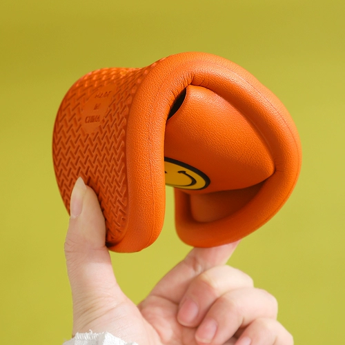 Детские тапочки для мальчиков, нескользящие милые слайдеры, мягкая подошва, семейный стиль