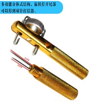 Fishing hook binding hook device Manual small hook binding hook device Pure copper knotted binding line Bang Gang hook device Fishing gear auxiliary binding hook device