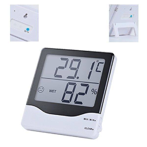 Indoor Thermometer Digital Hygrometer Dred Wet Measuring