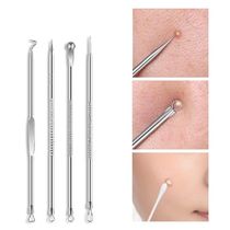 New 4Pcs set Black Dot Pimple Blackhead Remover Tool