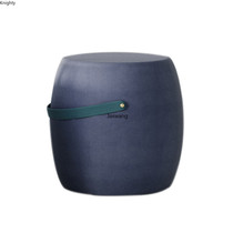 Nordic Living Room Ottoman Small Stool Ins Small Round