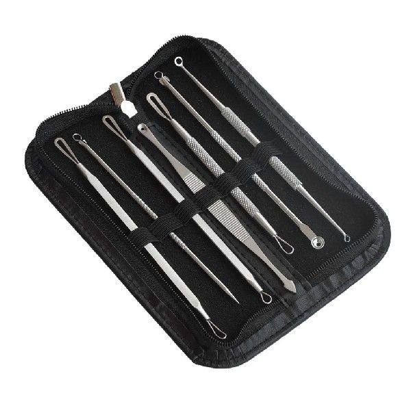 7Pcs Stainless Steel Pins Blackhead Whitehead Pimple Pimple