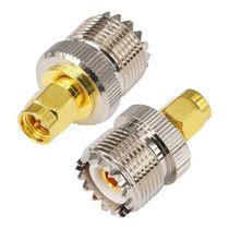 UHF Connector UHF SO239 Female to SMA Male Plug Straight RF