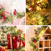 The 20 LED Christmas String Lights Red Berry Xmas Garland with